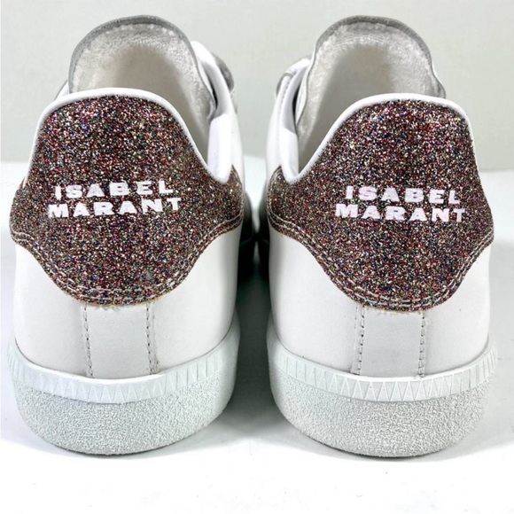 Isabel Marant Beth low top sneakers with glitter - Picture 2 of 6